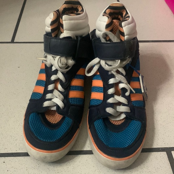 adidas gazelle silver green womens Adidas Amberlight Hidden Wedge High-Top Sneakers  love, beatrice xo